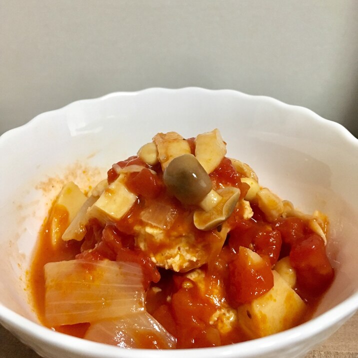 高タンパク減量メニュー★鶏団子のトマト煮